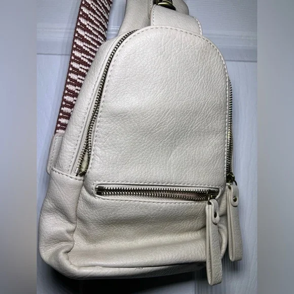 Urban Expressions | Textured Crossbody Sling Bag | Faux Leather | Adjustable - Picture 6 of 13